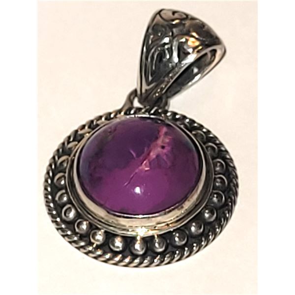 Mojave Turquoise Pendant in Sterling Silver A