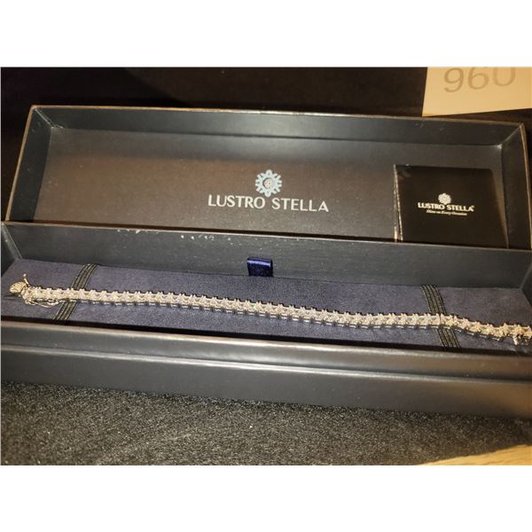 Lustro Stella Tennis Bracelet in Sterling Silver A