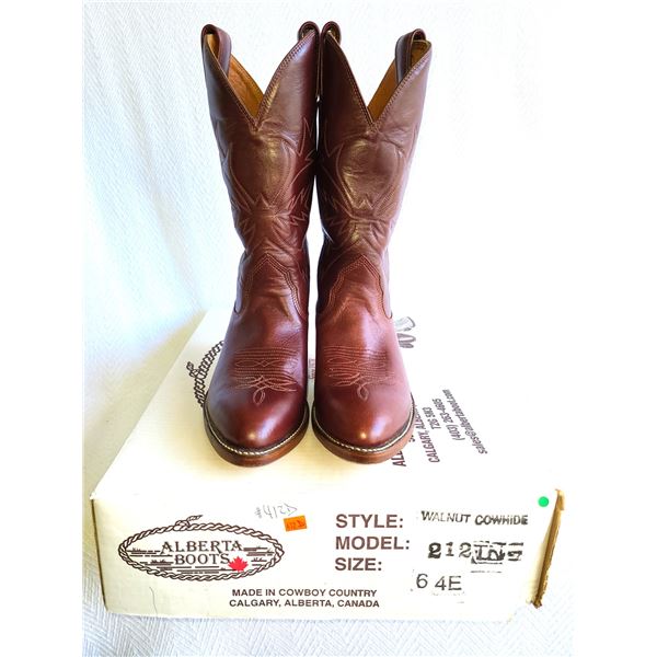 Alberta Boot Co. Leather Boots B