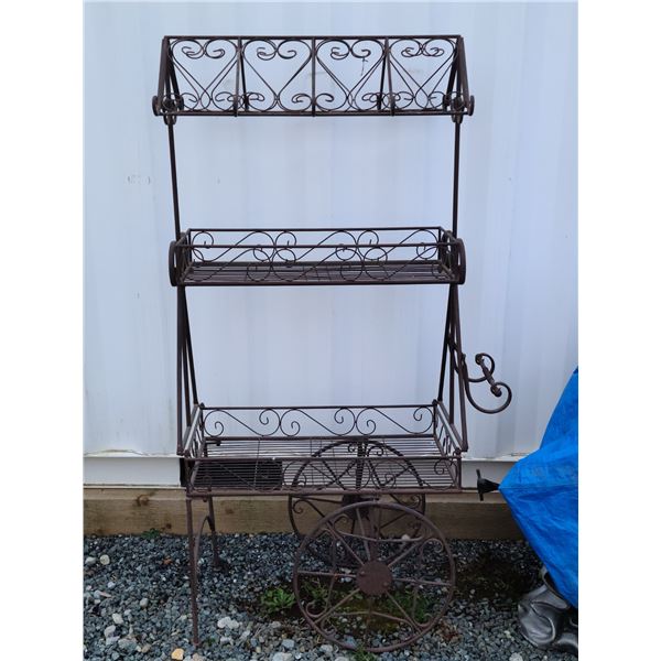 Metal Flower Cart C