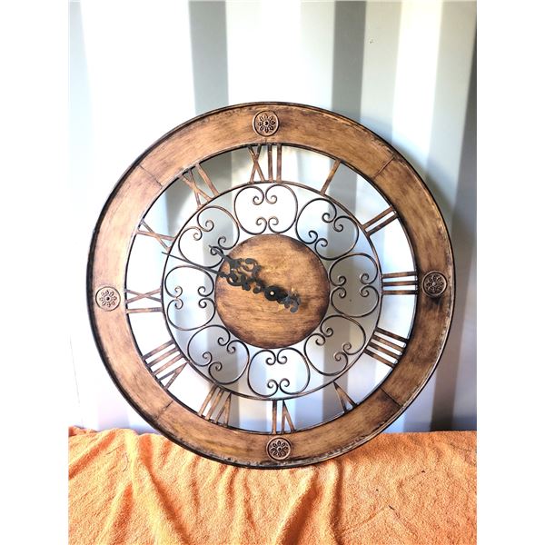 30" Metal Wall Clock B