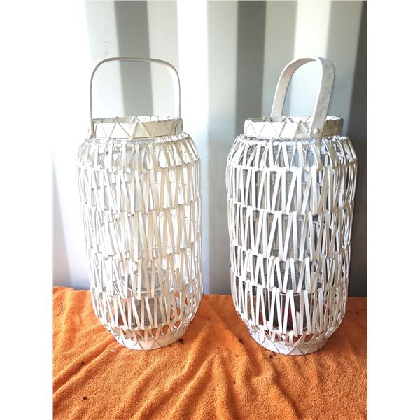 Basket Stding Lanterns B