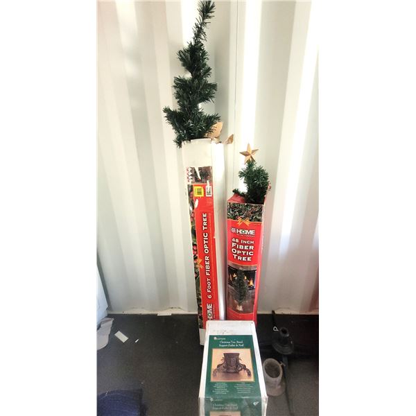 Lighted Christmas Trees B