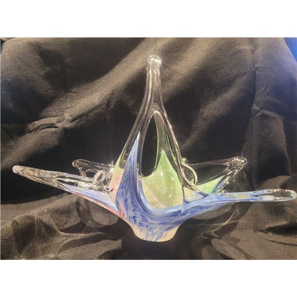 Hand Blown Glass Dish A