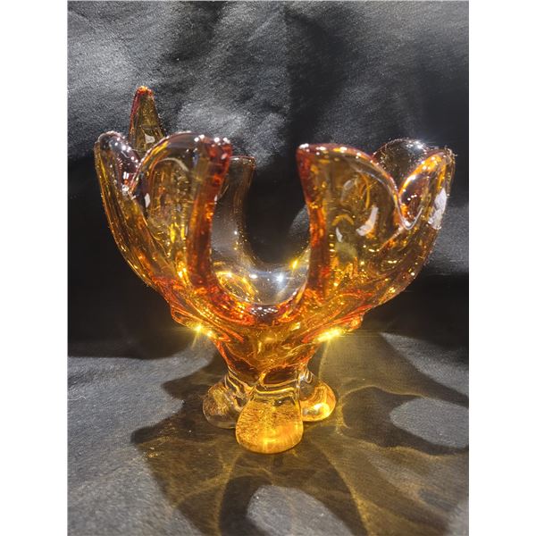 Hand Blown Glass Dish A