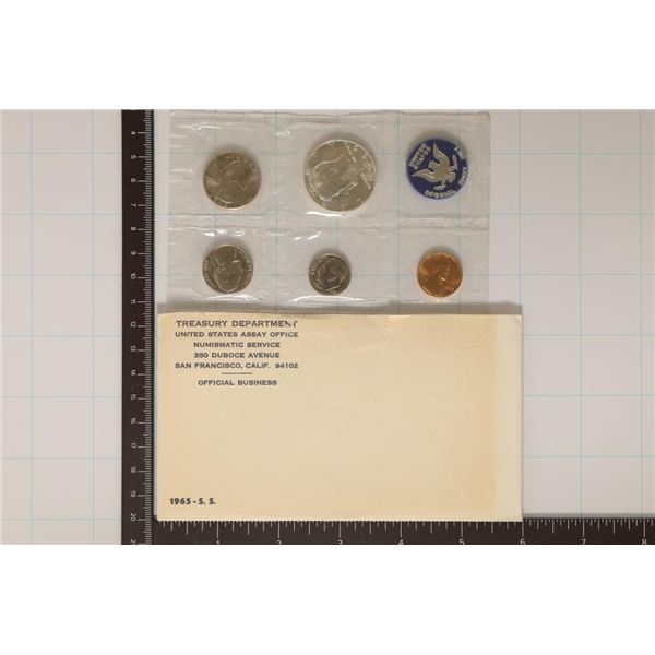 1965 US SPECIAL MINT SET WITH ENVELOPE