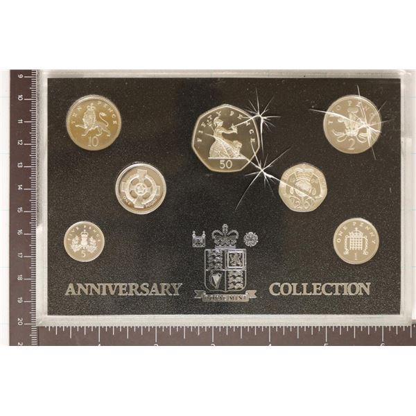1996 GREAT BRITAIN SILVER PF 6 COIN ANNIVERSARY