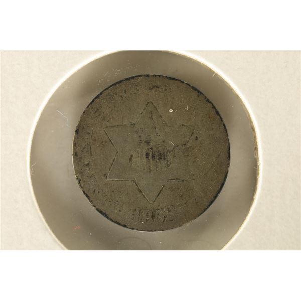 1853 US THREE CENT "SILVER"