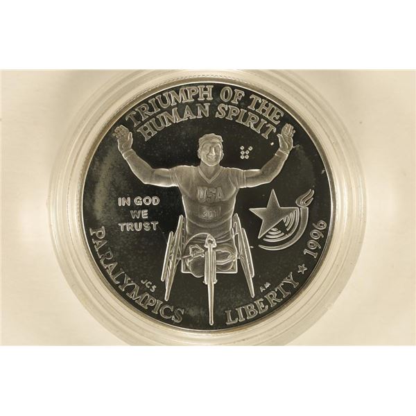 1996-P US OLYMPIC ATLANATA CENTENNIAL PF SILVER