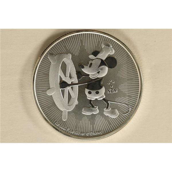 2017 NIUE SILVER "DISNEY'S MICKEY MOUSE" $2 BU