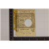 1780-20 SHILLING CONTINETIAL CURRENCY WITH