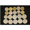 Image 2 : 20 METAL ASSORTED CASINO GAMING TOKENS: 9-TWENTY