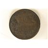 1867-H ITALY COPPER 10 CENTISIMI WITH DENT