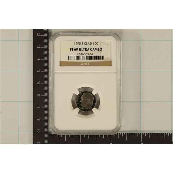 1995-S ROOSEVELT DIME NGC PF69 ULTRA CAMEO