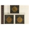 Image 1 : 3 METAL 1" PRESIDENT & 1ST LADY SERIES TOKENS IN