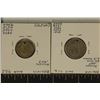 Image 2 : 2 BOLIVIA SILVER COINS: 1828-JM 1/2 SOL .0435