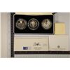 Image 1 : 1994 THREE COIN SILVER PROOF COMMEMORATIVE THE