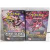 Image 1 : LOT OF 2 SEALED POKEMON BUILD AND BATTLE BOXES
