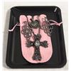 Image 1 : NEW BLACK TRAY WITH NEW JEWELRY PIECES