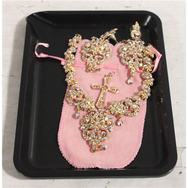 NEW BLACK TRAY WITH NEW JEWELRY PIECES