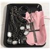Image 1 : NEW BLACK TRAY WITH NEW JEWELRY PIECES