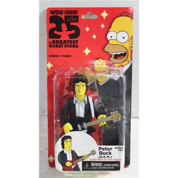 REM PETER BUCK SIMPSONS ACTION FIGURE