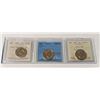 Image 1 : TWO ICCS CERTIFIED $1COINS; 1990 NBU MS-66 & 1992