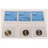 Image 2 : THREE CCCS CERTIFIED $2.00 COINS; 2022 UNC-64; 202