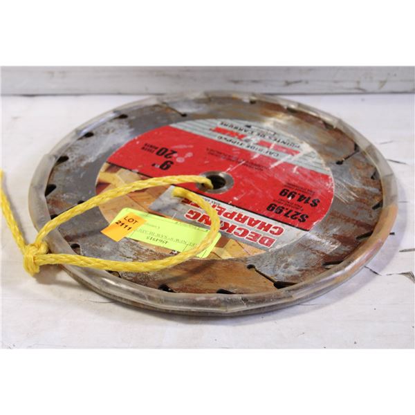 THREE NEW 9" SAW BLADES