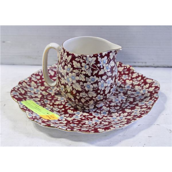 LORD NELSON BROCADE CHINTZ PATTERN DISHES