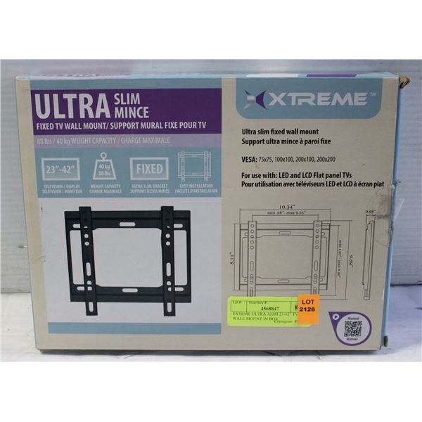 EXTEME ULTRA ALIM 23-42" TV WALL MOUNT IN BOX
