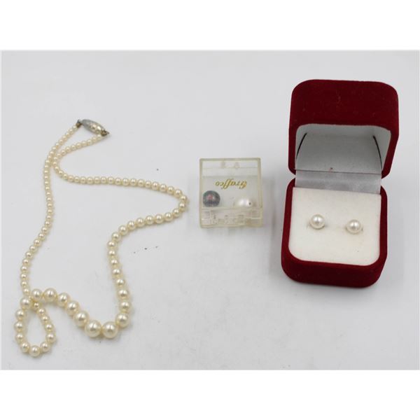 REAL PEARLS PLUS COSTUME PEARL JEWELRY