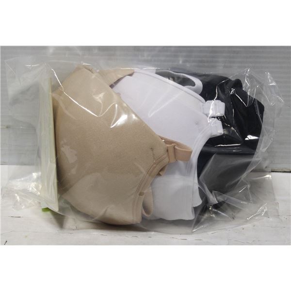 NEW SET OF 3 SPORTS SEAMLESS BRAS - SIZE MEDIUM