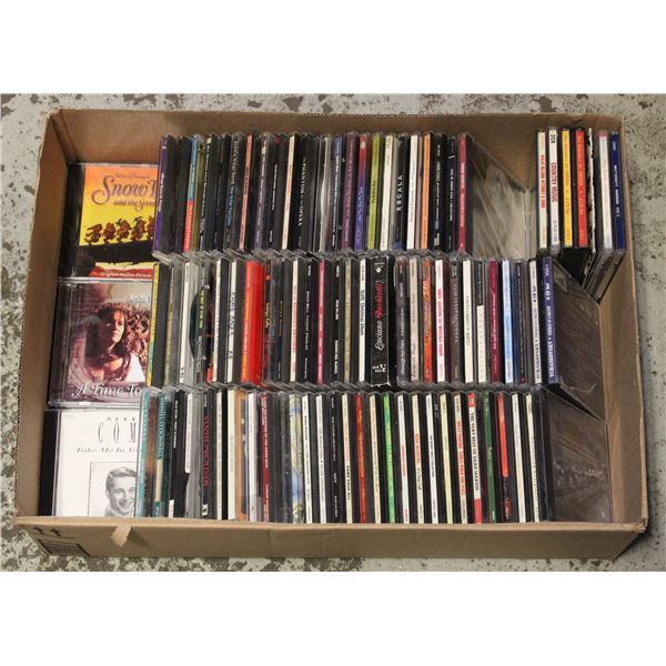 BOX OF APPROXIMATELY 100 CD’S