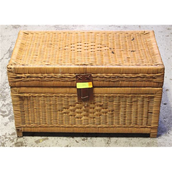 WICKER STORAGE CHEST