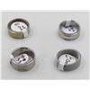 Image 1 : 4 NEW STAINLESS STEEL RINGS SIZES 7.75, 8, 8.5 &