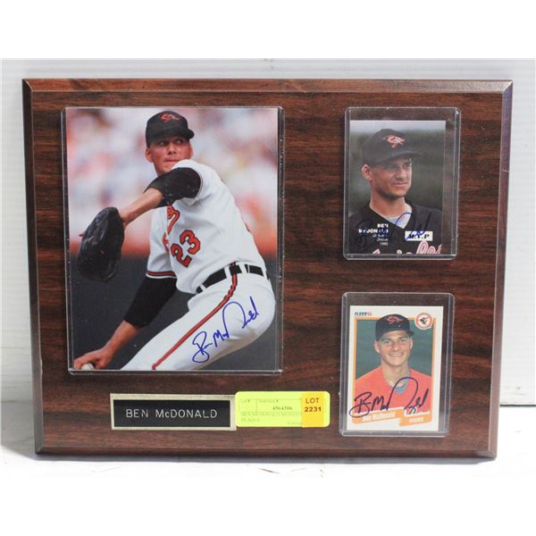 UNAUTHENTICATED BEN MCDONALD SIGNED