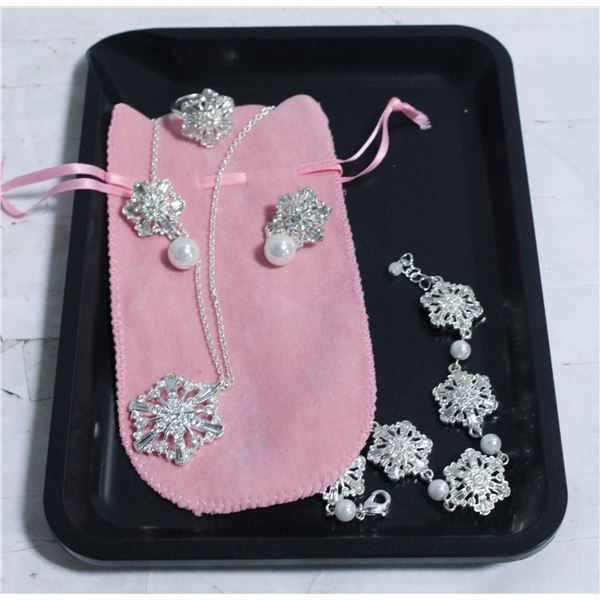 NEW BLACK TRAY WITH NEW JEWELRY PIECES