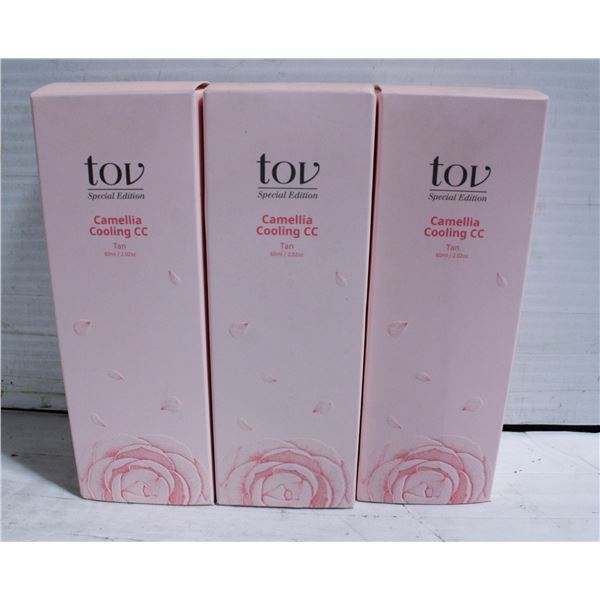 3 NEW TOV CAMELLIA COOLING CC - TAN
