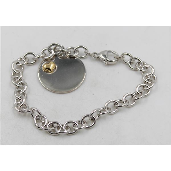 STERLING .925 THICK BRACELET