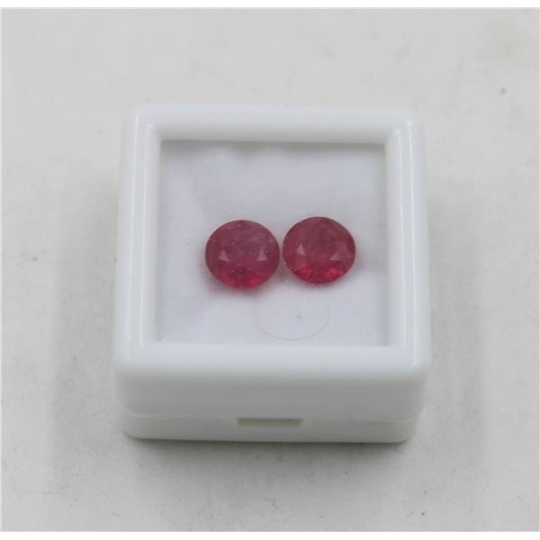 #203-HEATED RED RUBY GEMSTONES 4.00 CT