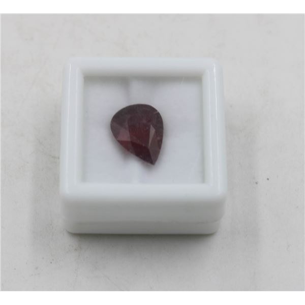 #171-UNHEATED DARK RED GARNET  GEMSTONE  4.78 CT