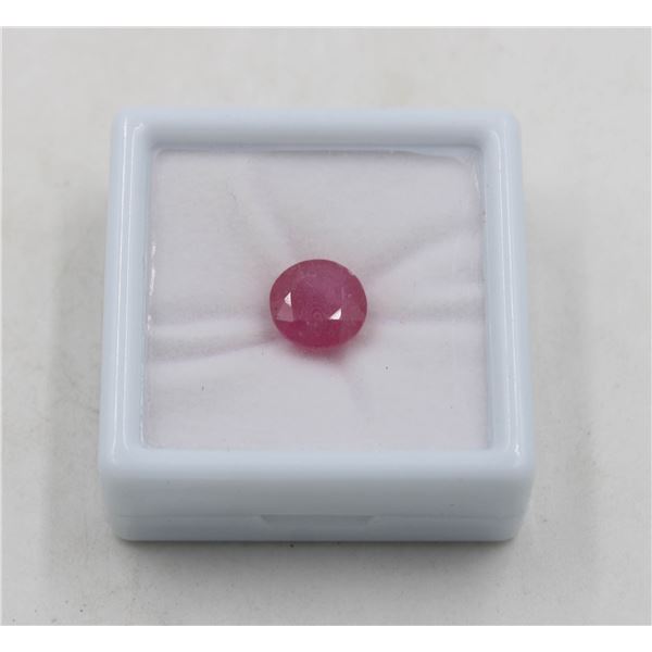 #162-HEATED RED RUBY GEMSTONE 5.95 CT