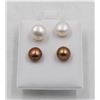 Image 1 : #142-NATURAL AKOYA PEARL EARRINGS