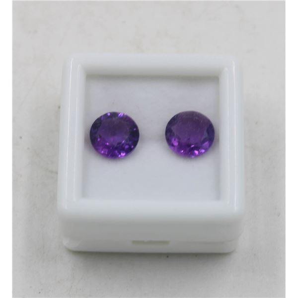 #181-UNHEATED PURPLE AMETHYST GEMSTONES 3.30 CT