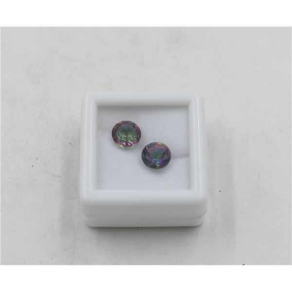 #200-HEATED MYSTIC QUARTZ GEMSTONES 2.50 CT