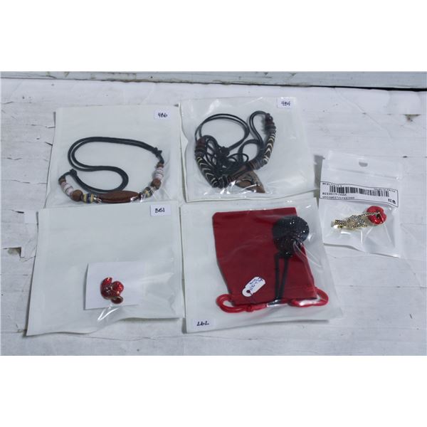 5 NEW JEWELRY PIECES TOGETHER