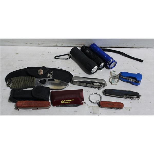 UTILITY KNIVES & FLASHLIGHTS