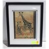 Image 1 : GIRAFFE PICTURE 12"X15"