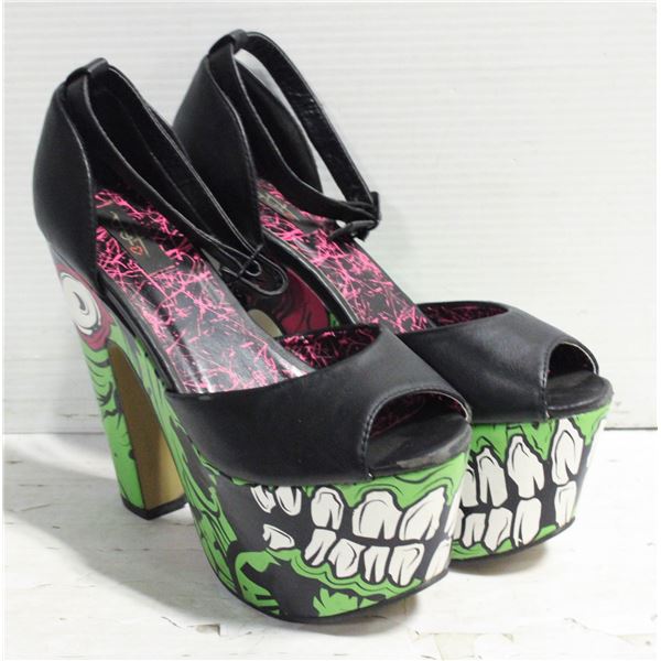SIZE 9 MONSTER/SKULL SHOES